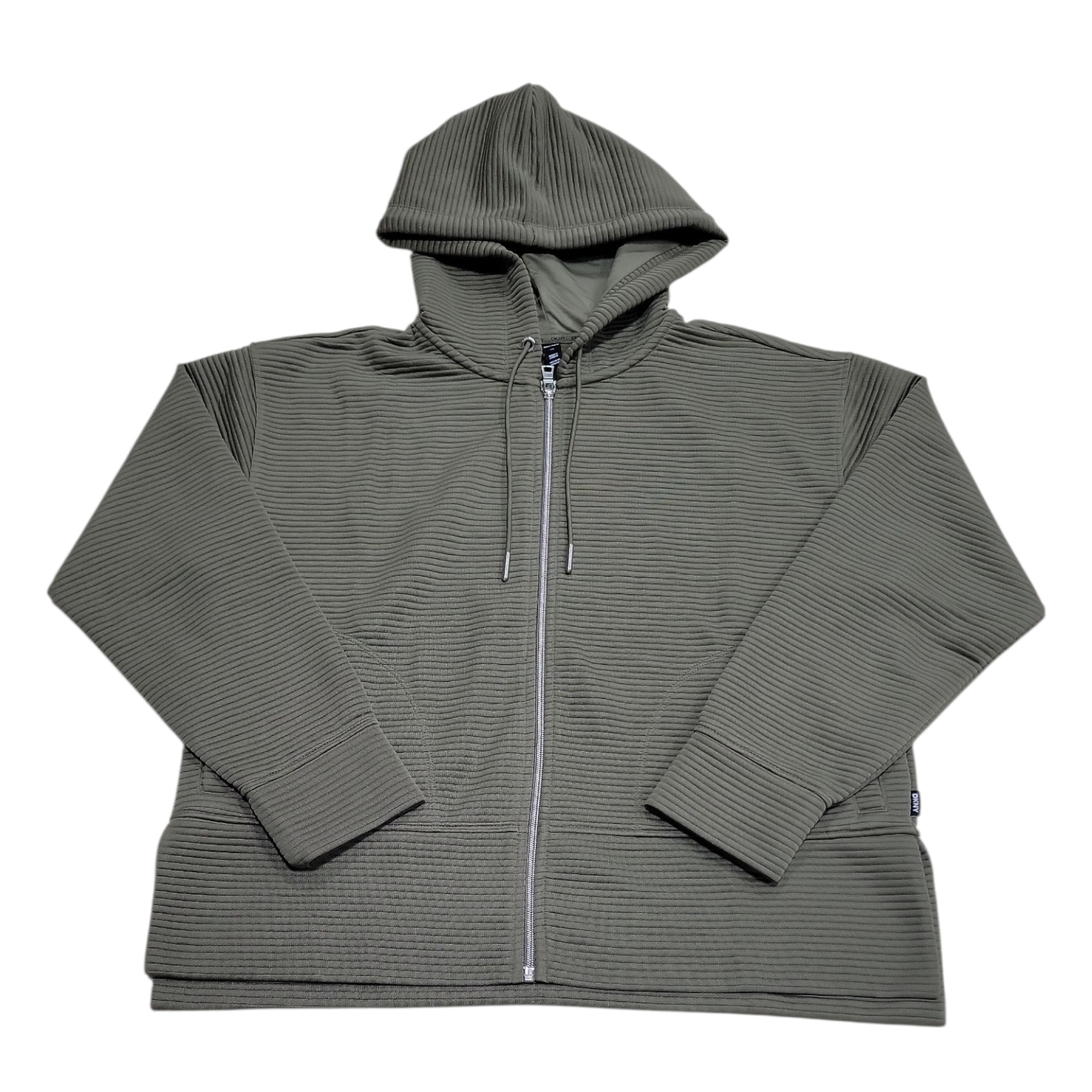 DKNY Women's Tech Pockets Full-Zip Soft Ottoman Hooded Jacket | eBay